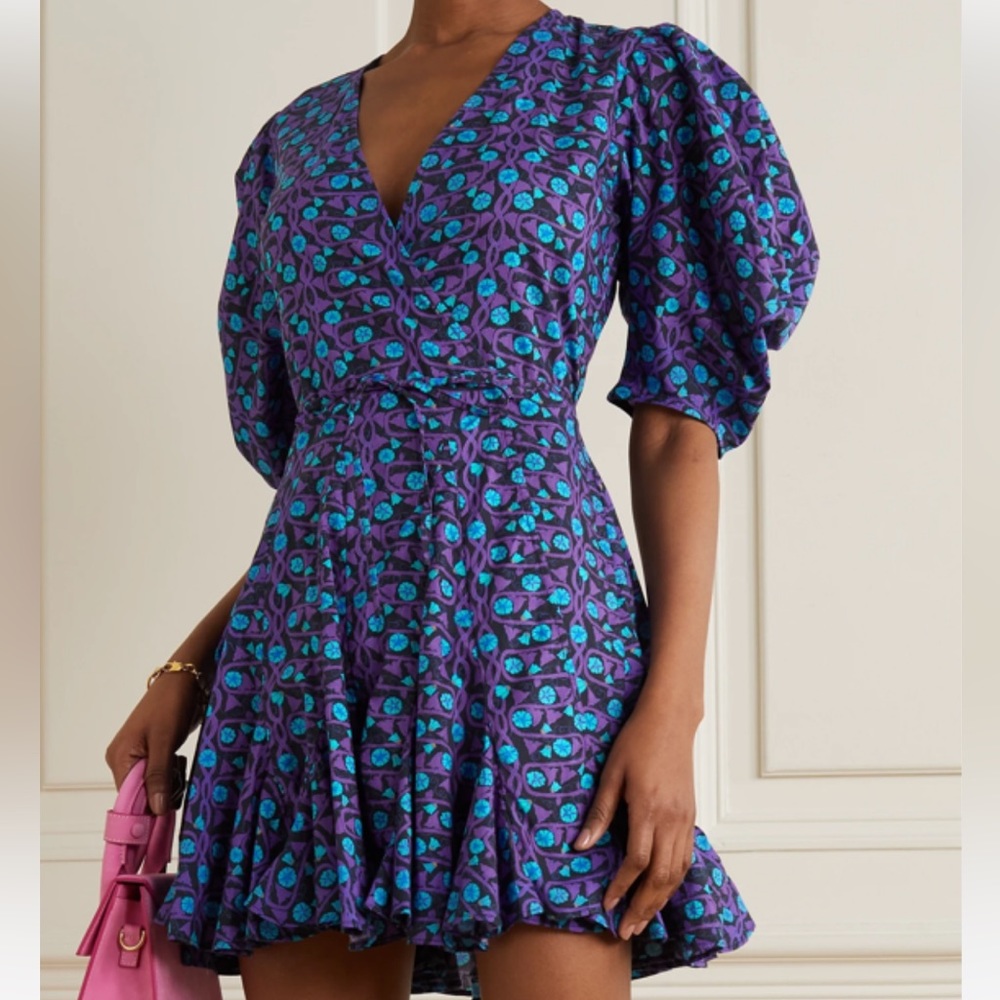 Rhode mini wrap dress size S